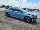 2022 Honda Accord Sport Серый vin: 1HGCV1F33NA087143