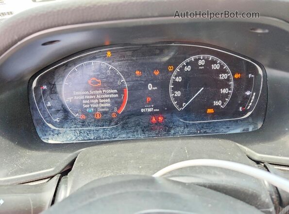 1HGCV1F33NA087143 2022 HONDA ACCORD Серый Вид щитка приборов