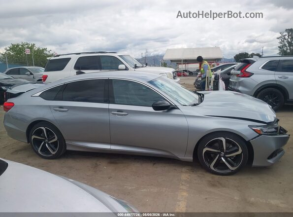 1HGCV1F33NA088244 2022 HONDA ACCORD Серебряный Вид щитка приборов