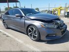 2019 Honda Accord Sport Gray vin: 1HGCV1F34KA021194