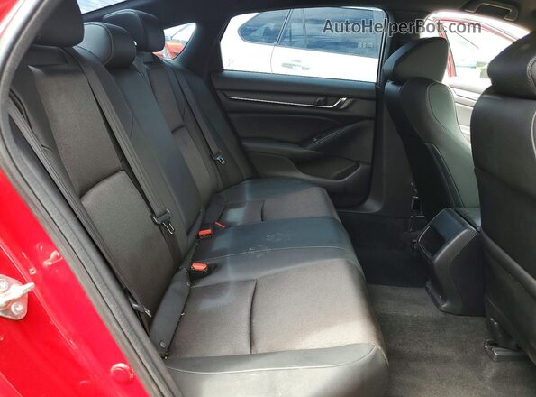 1HGCV1F34KA067754 2019 HONDA ACCORD Red Vista de los asientos traseros