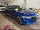 2019 Honda Accord Sport Blue vin: 1HGCV1F34KA139469