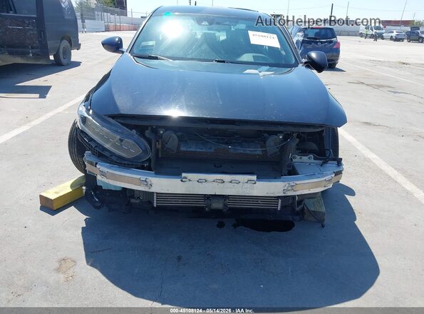 1HGCV1F34MA124909 2021 HONDA ACCORD Черный Вид спереди