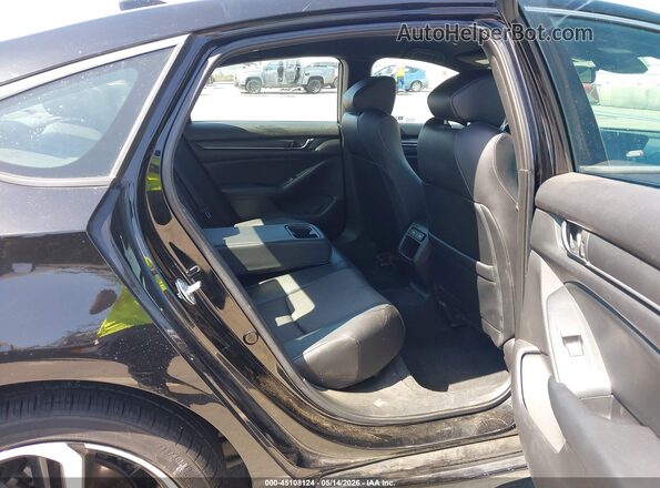 1HGCV1F34MA124909 2021 HONDA ACCORD Черный Вид наклейки с VIN-кодом