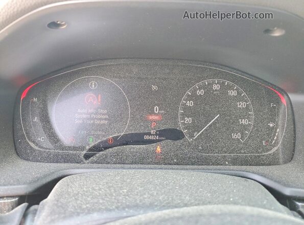 1HGCV1F34NA025864 2022 HONDA ACCORD Серый Вид щитка приборов