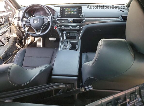 1HGCV1F34NA025864 2022 HONDA ACCORD Серый Вид панели приборов