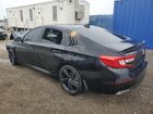 2022 Honda Accord Sport Черный vin: 1HGCV1F34NA086745 Damage: Rear Bumper, Misaligned, Repair Required