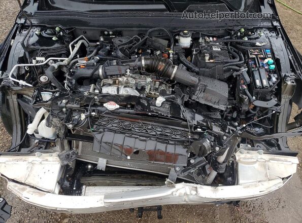 1HGCV1F34NA086745 2022 HONDA ACCORD Черный Вид задней части салона