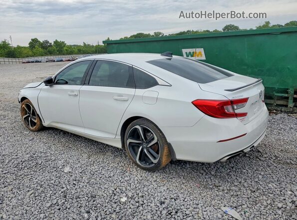 1HGCV1F34NA103334 2022 HONDA ACCORD Белый Задняя левая четверть