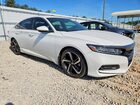 2018 Honda Accord Sport White vin: 1HGCV1F35JA027102