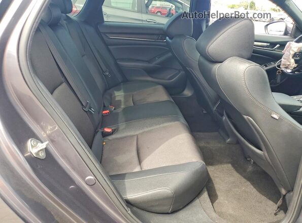 1HGCV1F35KA119120 2019 HONDA ACCORD Charcoal Vista de los asientos traseros