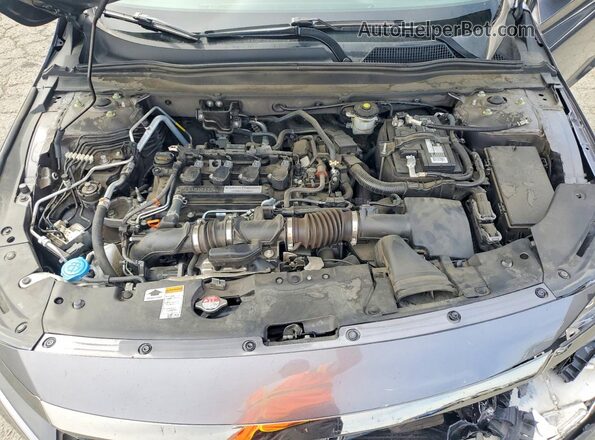 1HGCV1F35KA119120 2019 HONDA ACCORD Charcoal Vista interior trasera