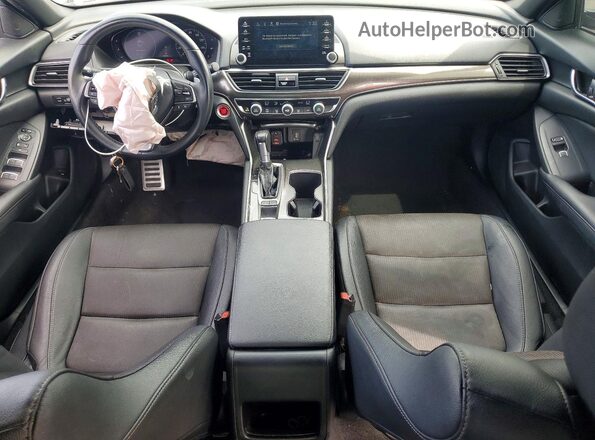 1HGCV1F35KA119120 2019 HONDA ACCORD Charcoal Vista del salpicadero
