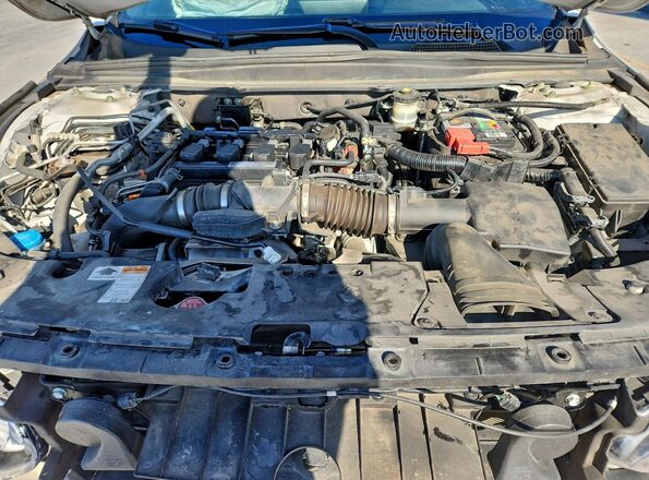 1HGCV1F35KA141389 2019 HONDA ACCORD White Սալոնի հետևի տեսք