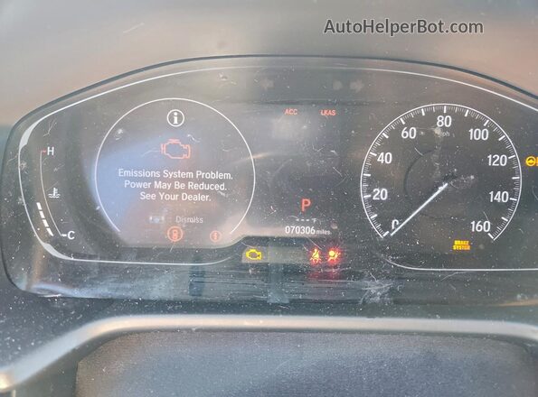 1HGCV1F35KA141389 2019 HONDA ACCORD White Սարքավորումների վահանակի տեսք