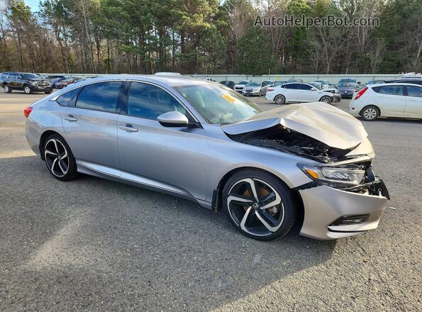 1HGCV1F35LA084077 2020 HONDA ACCORD Silver Передня права чверть