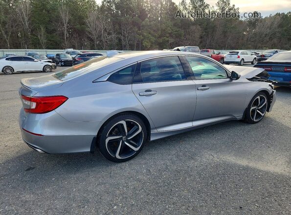 1HGCV1F35LA084077 2020 HONDA ACCORD Silver Задня права чверть