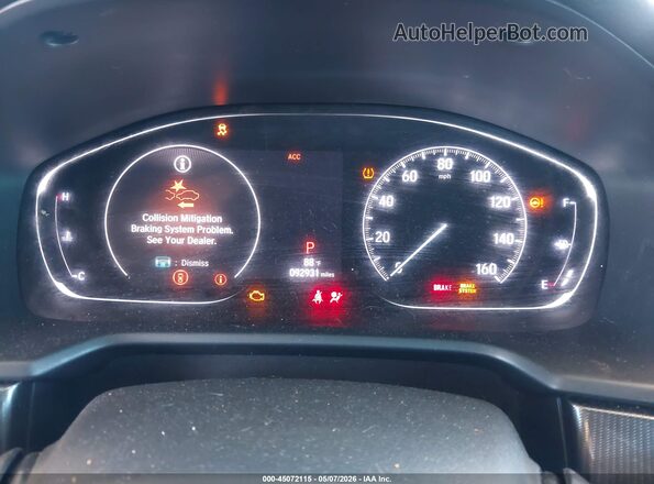 1HGCV1F36LA077462 2020 HONDA ACCORD Черный Вид задних сидений