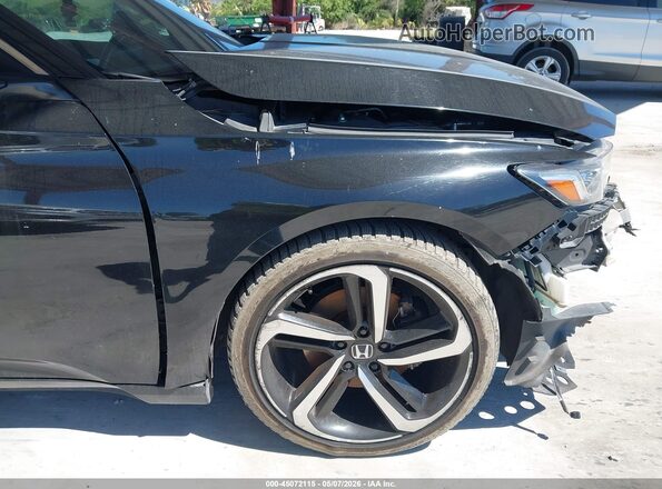1HGCV1F36LA077462 2020 HONDA ACCORD Черный 