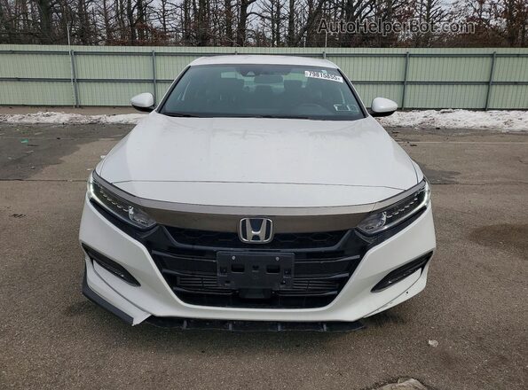 1HGCV1F36LA155089 2020 HONDA ACCORD White Widok z przodu