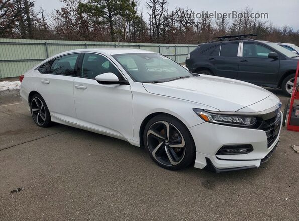 1HGCV1F36LA155089 2020 HONDA ACCORD White Przód prawy