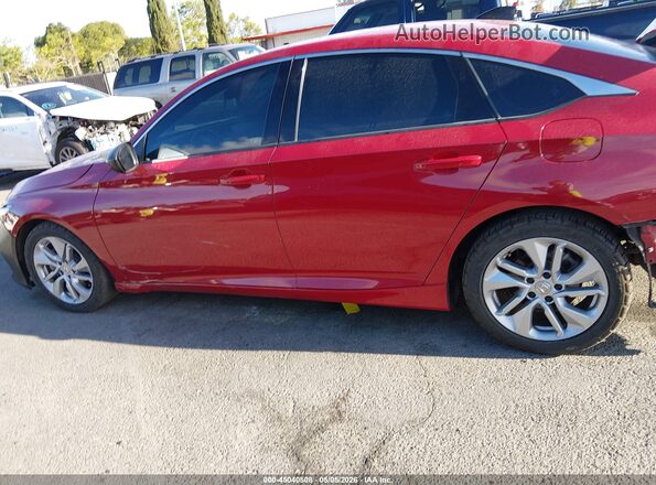 1HGCV1F36MA080492 2021 HONDA ACCORD Красный Панорамный вид салона 360°