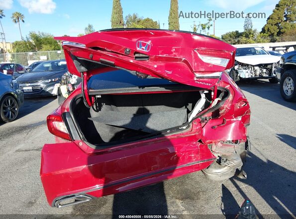 1HGCV1F36MA080492 2021 HONDA ACCORD Красный 