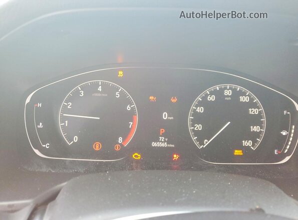 1HGCV1F36NA097651 2022 HONDA ACCORD Gray Սարքավորումների վահանակի տեսք