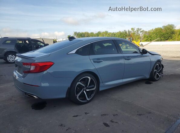 1HGCV1F36NA097651 2022 HONDA ACCORD Gray Հետևի աջ
