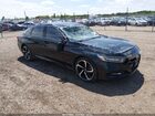 2019 Honda Accord Sport Черный vin: 1HGCV1F37KA177326