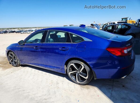 1HGCV1F37LA103731 2020 HONDA ACCORD Blue Tył lewy