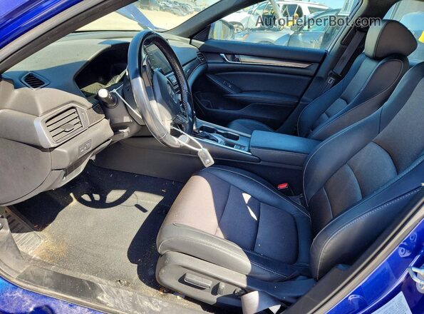 1HGCV1F37LA103731 2020 HONDA ACCORD Blue Widok wnętrza z przodu