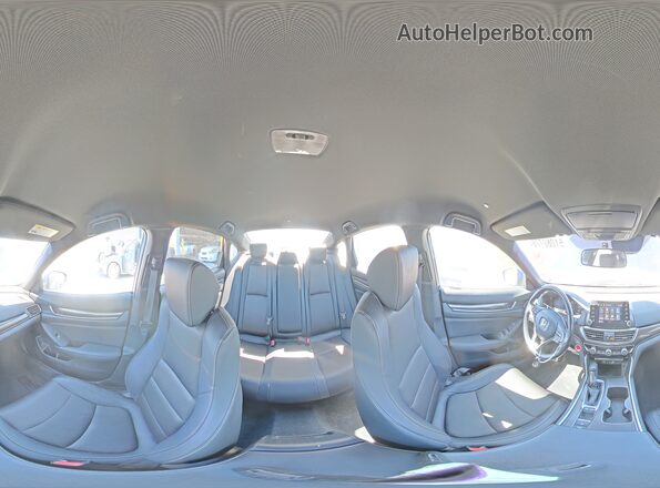 1HGCV1F37LA103731 2020 HONDA ACCORD Blue Widok naklejki z numerem VIN