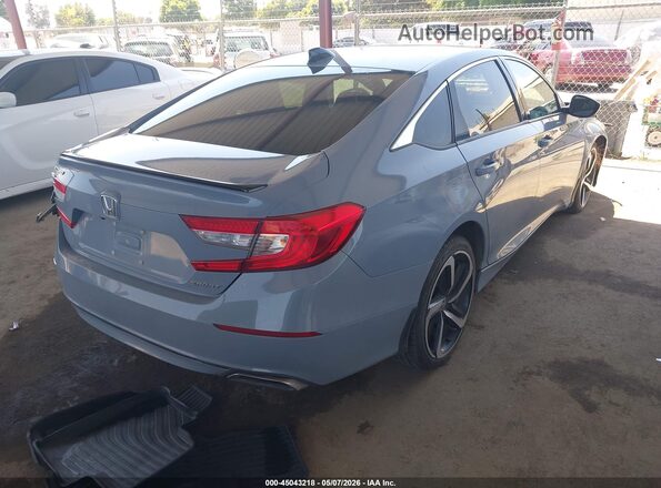 1HGCV1F37MA114004 2021 HONDA ACCORD Синий Задняя правая четверть