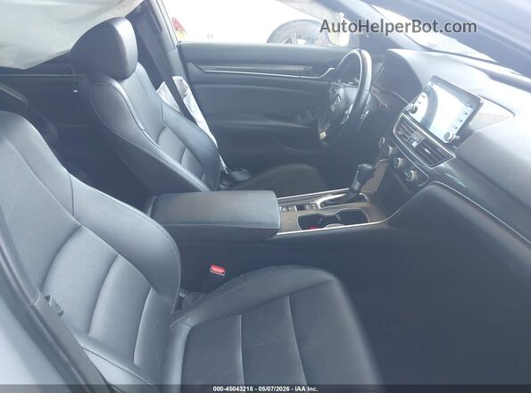 1HGCV1F37MA114004 2021 HONDA ACCORD Синий Вид салона спереди