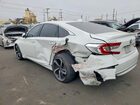 2018 Honda Accord Sport White vin: 1HGCV1F38JA048154