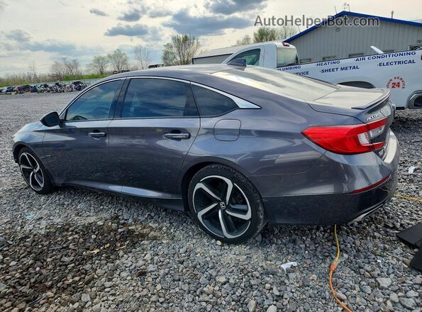 1HGCV1F38LA021278 2020 HONDA ACCORD Серый Задняя левая четверть