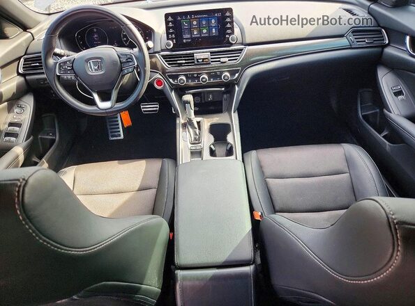 1HGCV1F38LA021278 2020 HONDA ACCORD Серый Вид панели приборов