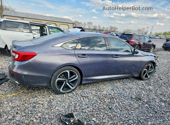 1HGCV1F38LA021278 2020 HONDA ACCORD Серый Задняя правая четверть