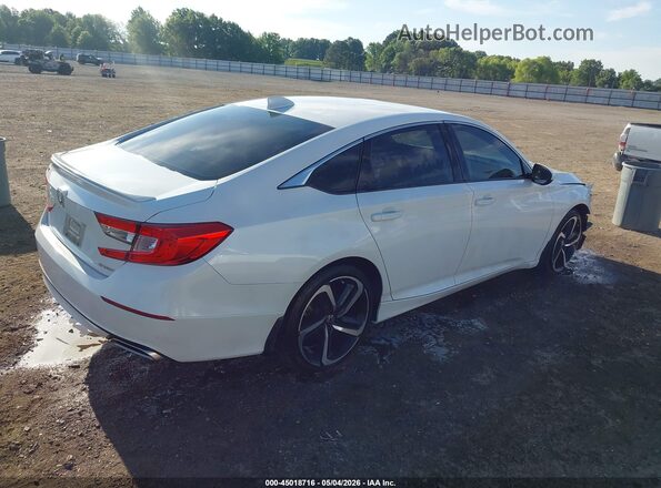 1HGCV1F38LA078919 2020 HONDA ACCORD Белый Задняя правая четверть