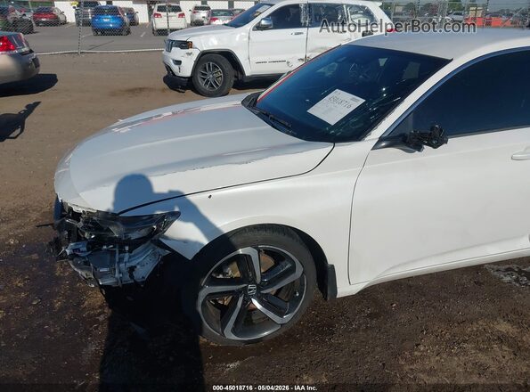 1HGCV1F38LA078919 2020 HONDA ACCORD Белый 