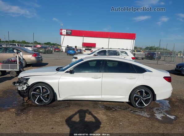 1HGCV1F38LA078919 2020 HONDA ACCORD Белый Панорамный вид салона 360°