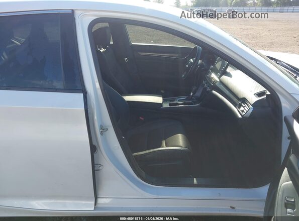 1HGCV1F38LA078919 2020 HONDA ACCORD Белый Вид салона спереди
