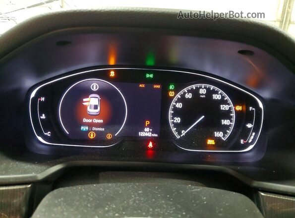 1HGCV1F38LA079374 2020 HONDA ACCORD Серый Вид щитка приборов