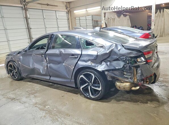 1HGCV1F38LA079374 2020 HONDA ACCORD Серый Задняя левая четверть