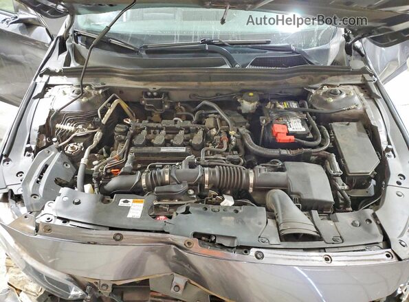 1HGCV1F38LA079374 2020 HONDA ACCORD Серый Вид задней части салона