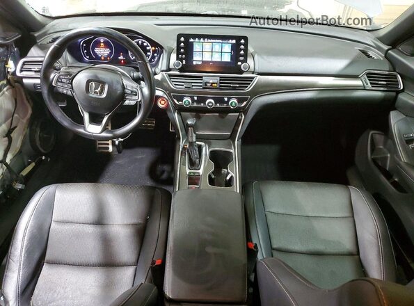 1HGCV1F38LA079374 2020 HONDA ACCORD Серый Вид панели приборов