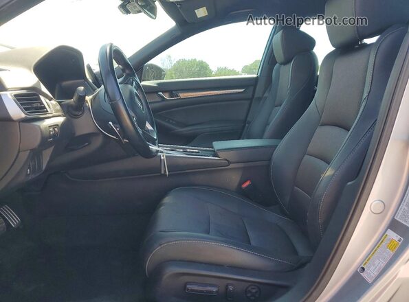1HGCV1F38LA153828 2020 HONDA ACCORD Серебряный Вид салона спереди