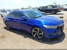 2019 Honda Accord Sport Синий vin: 1HGCV1F39KA160348