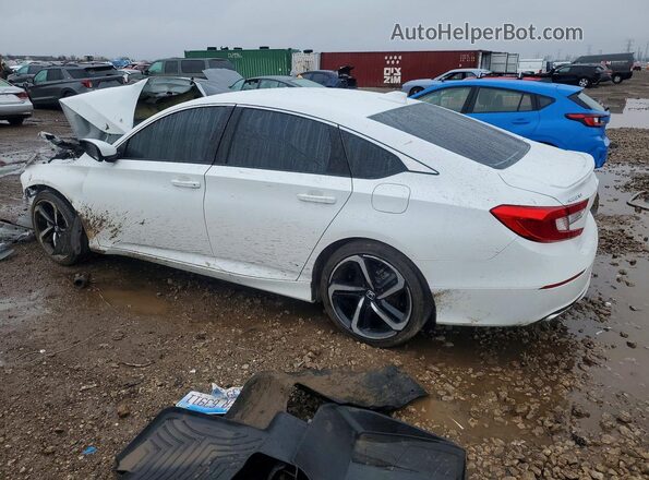 1HGCV1F39LA119896 2020 HONDA ACCORD White უკანა მარცხენა
